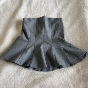Zara Peplum Bustier Top